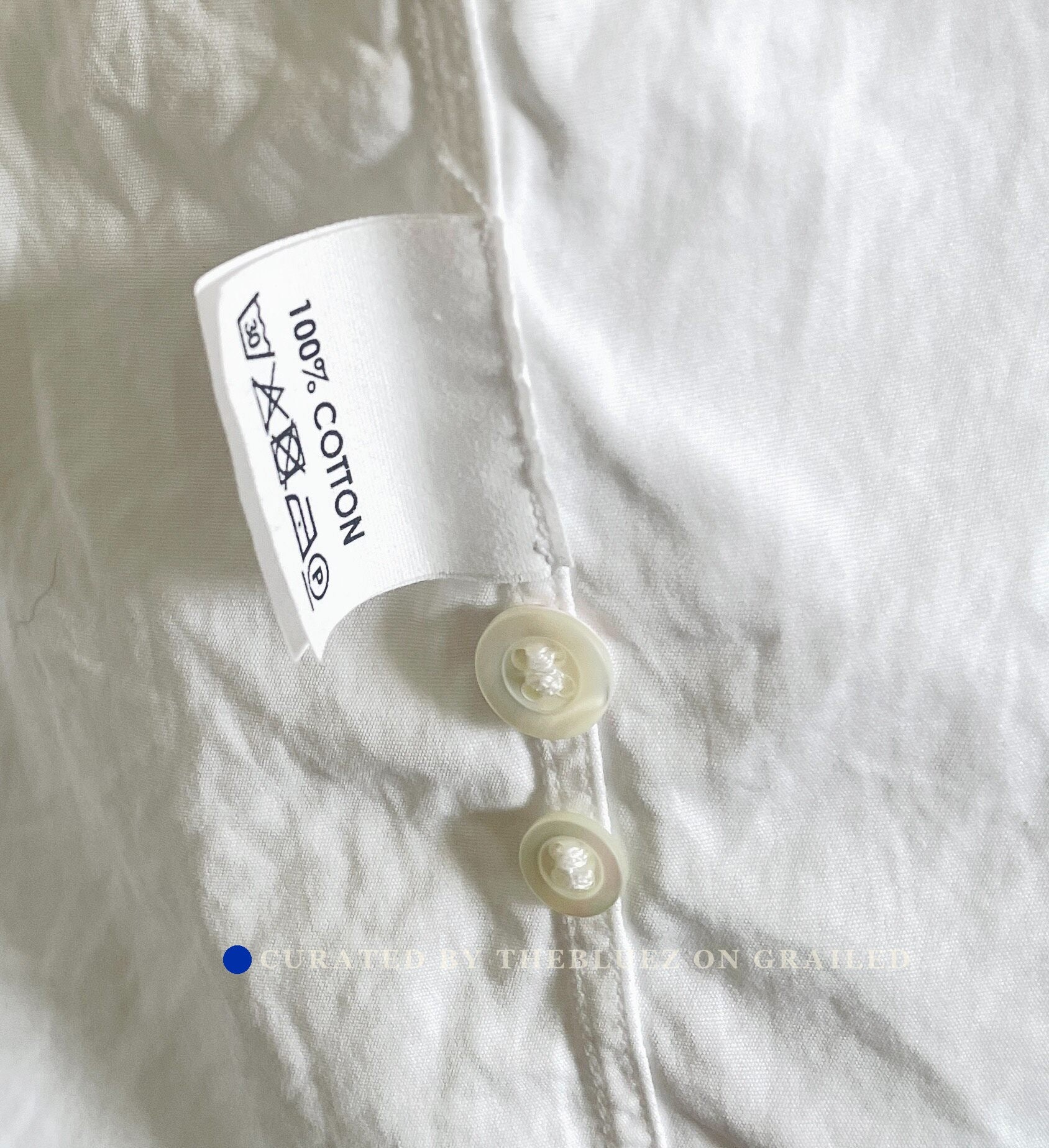 Dries Van Noten Unisex White Cotton Shirt
