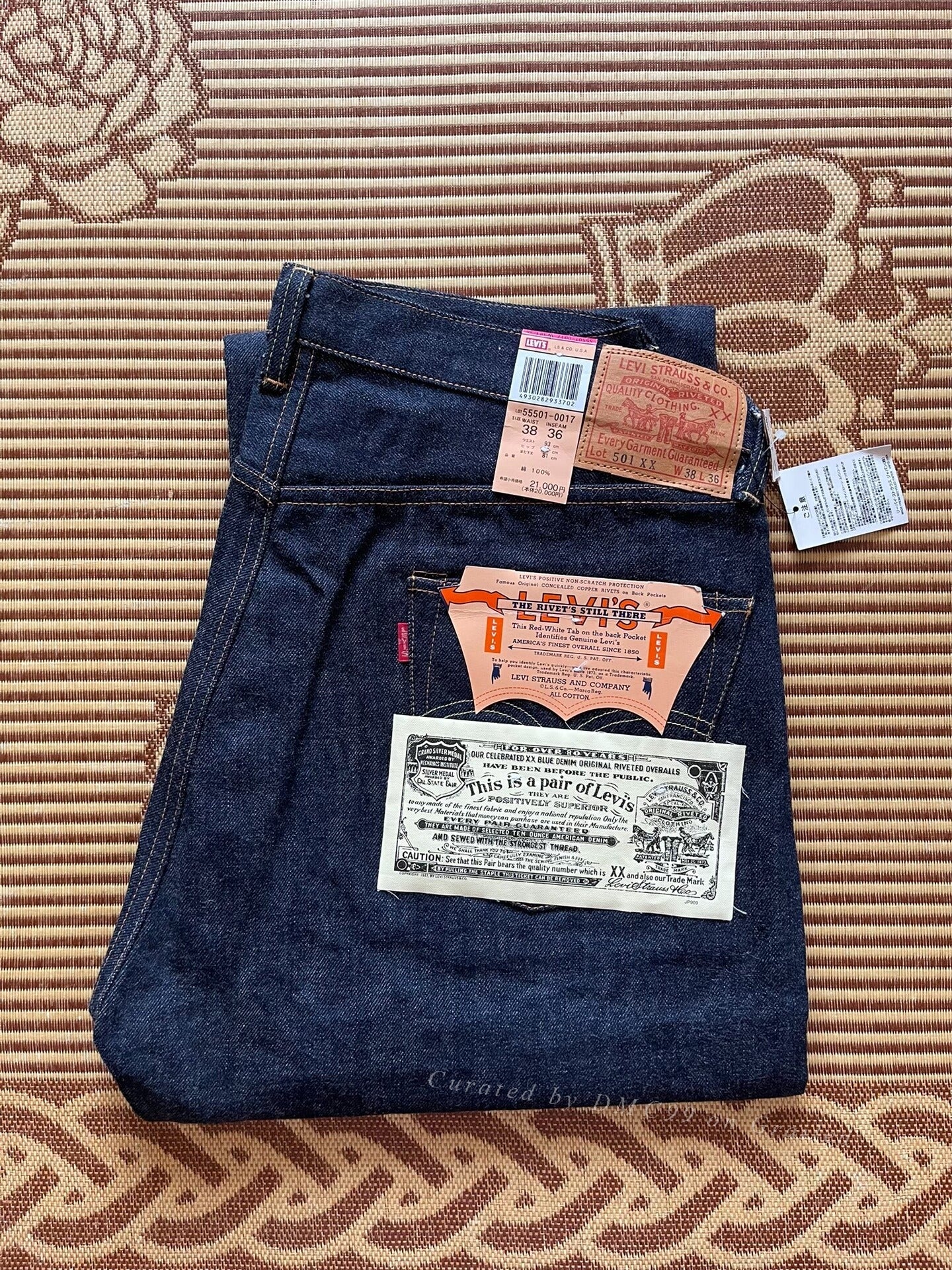 Levi's LVC 501xx 1955 W38 Jeans