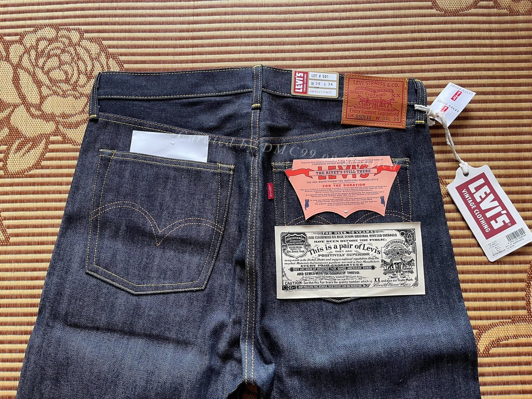 Levi's LVC S501XX 1944 W34 Jeans