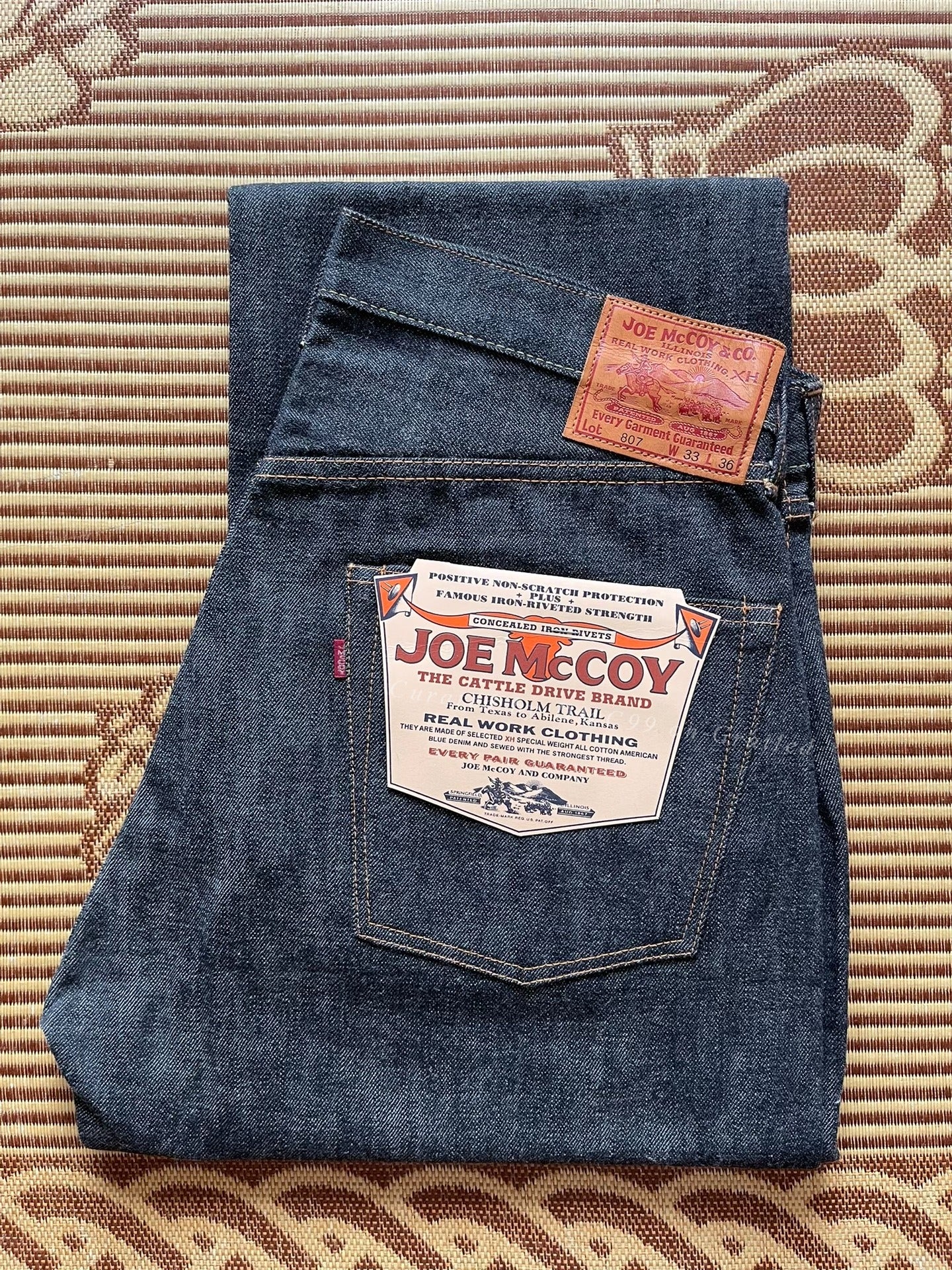 Joe McCoy 807 Black Jeans W33
