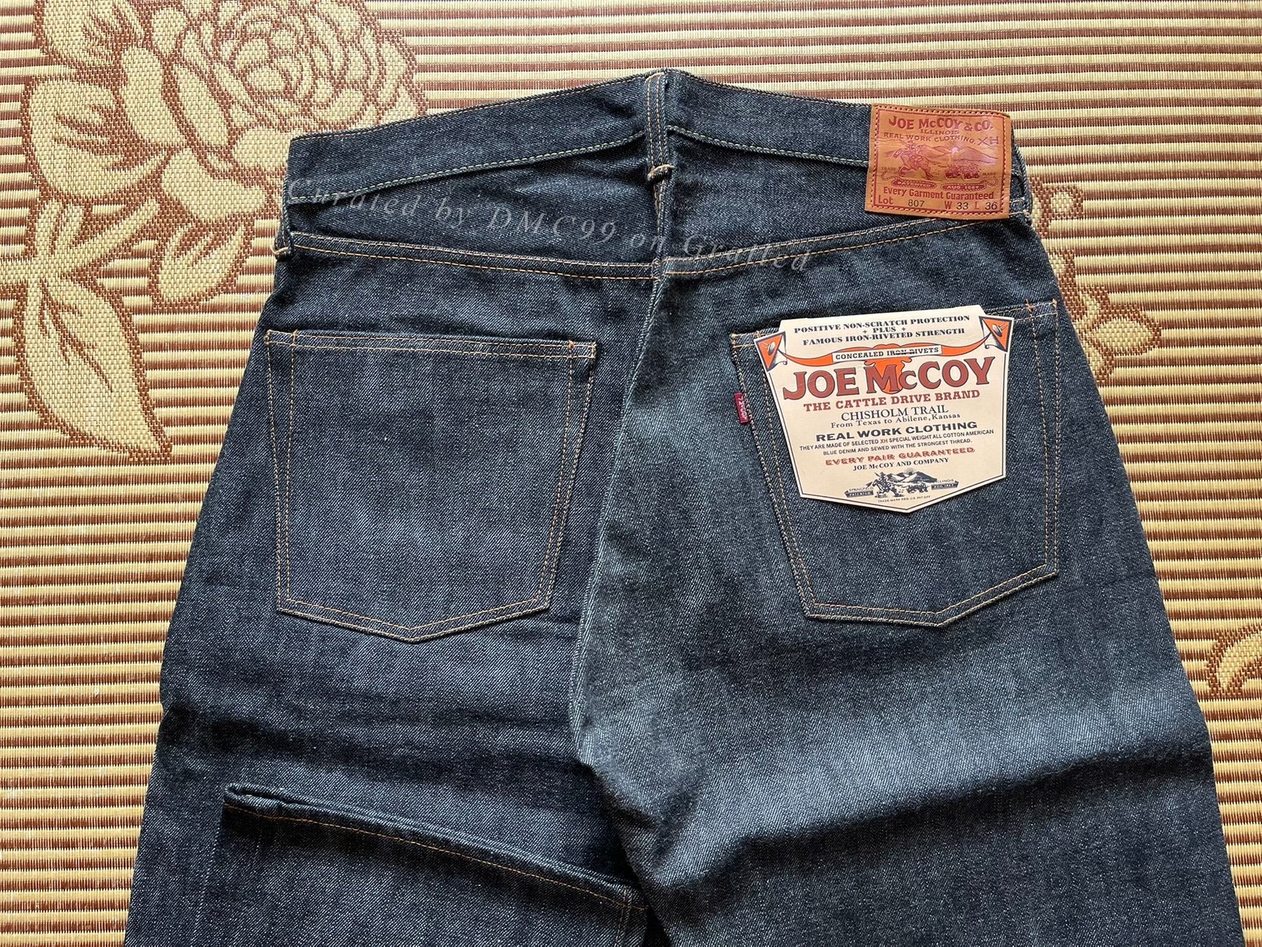 Joe McCoy 807 Black Jeans W33