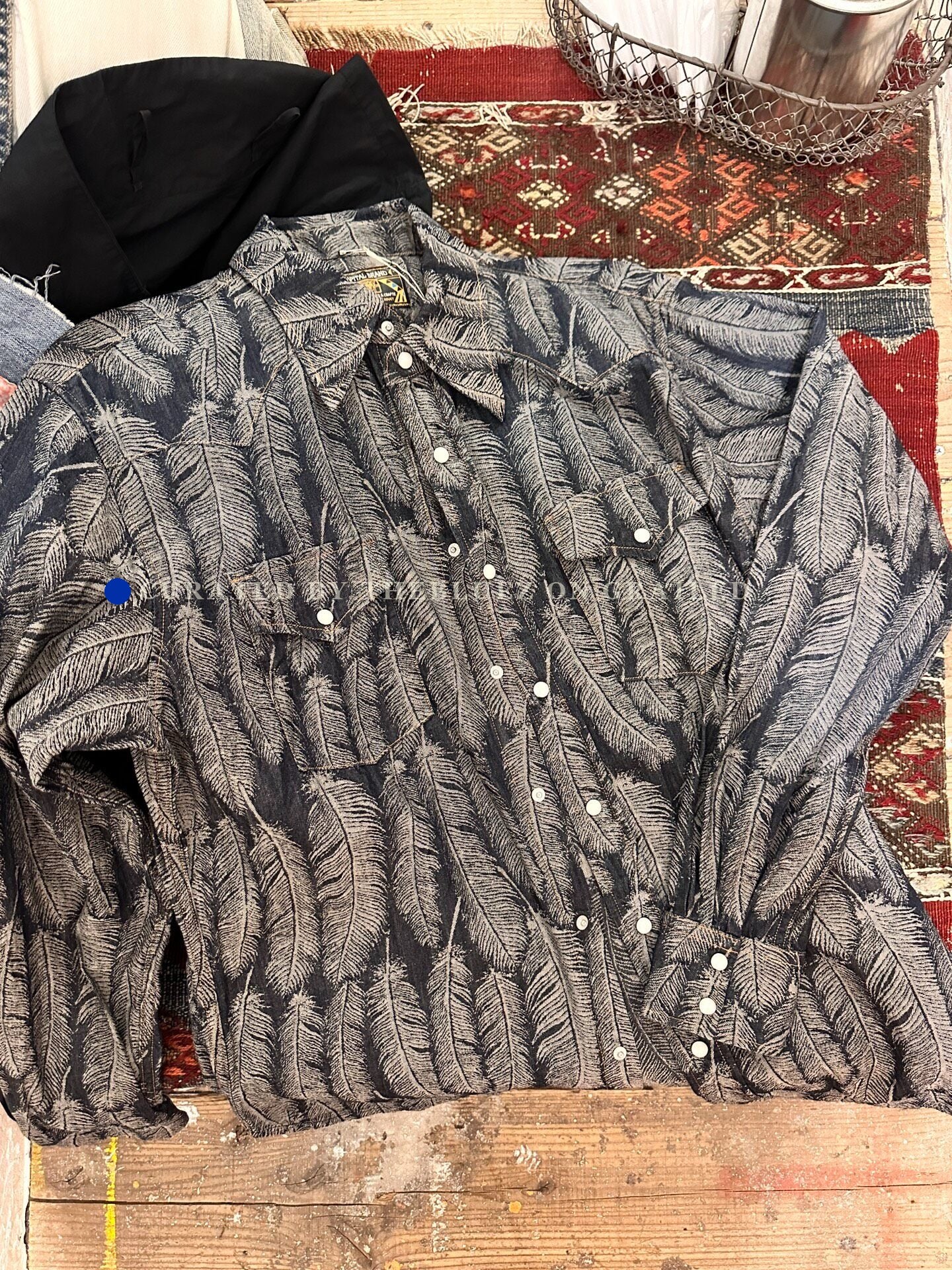 Kapital Feather Tassel Denim Shirt