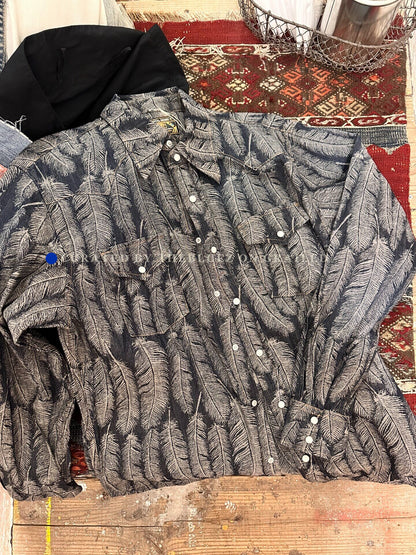 Kapital Feather Tassel Denim Shirt