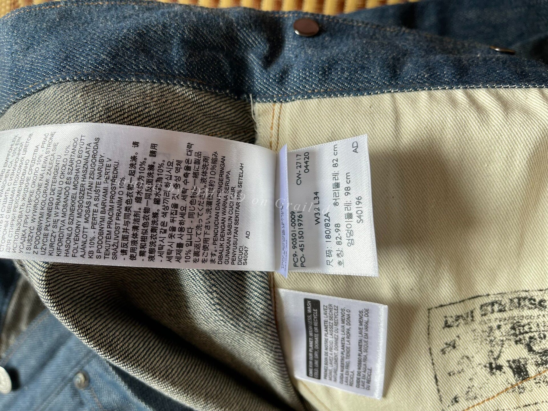 Levi's LVC 501XX 1890 90501-0009