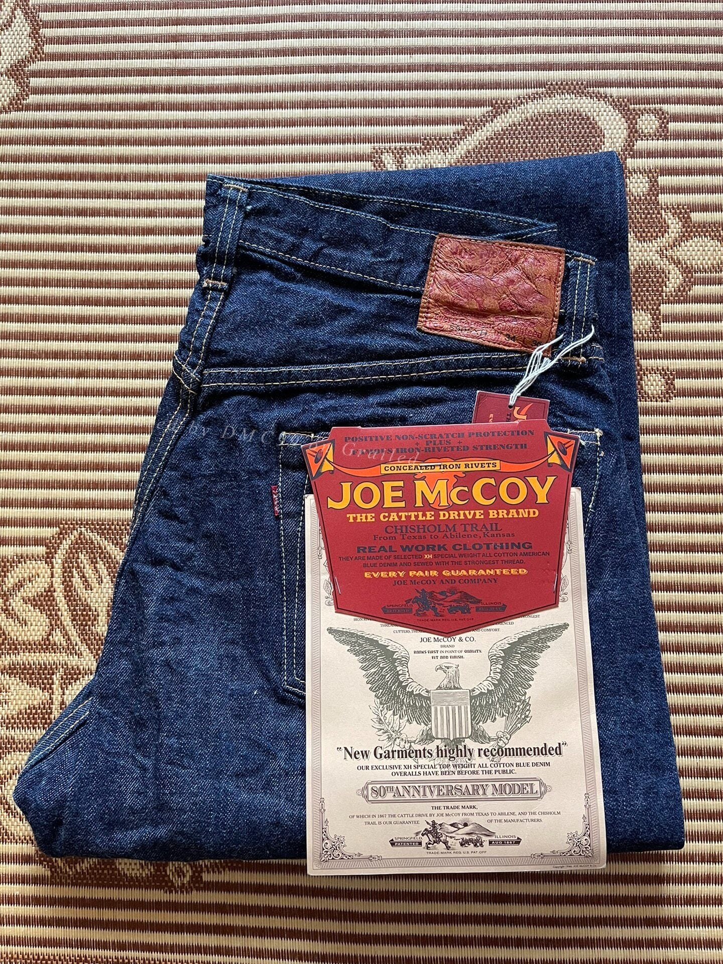 JOE McCOY S905XH Raw Denim Jeans