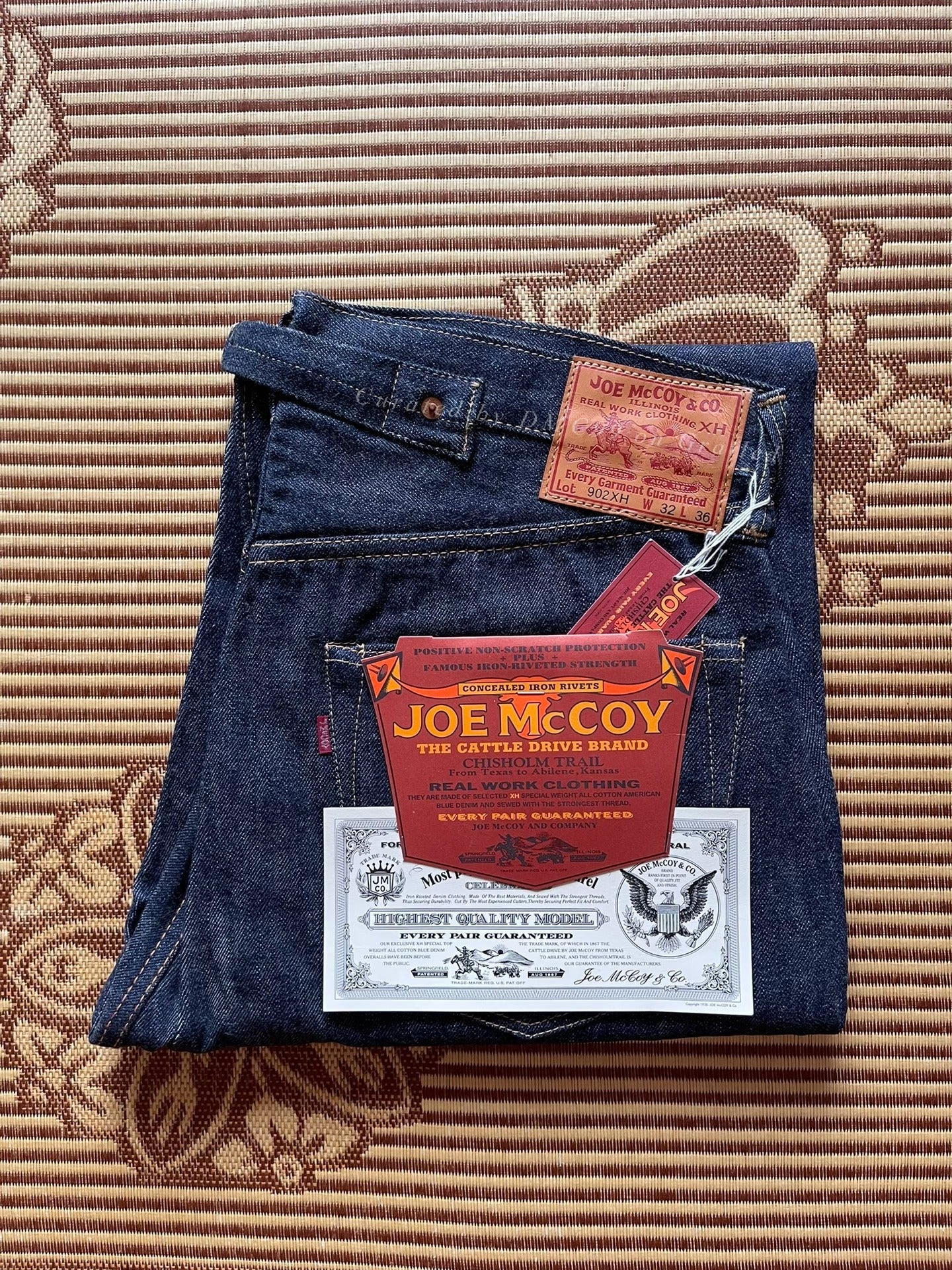 Joe McCoy 902xh 1937 Jeans W32 L36