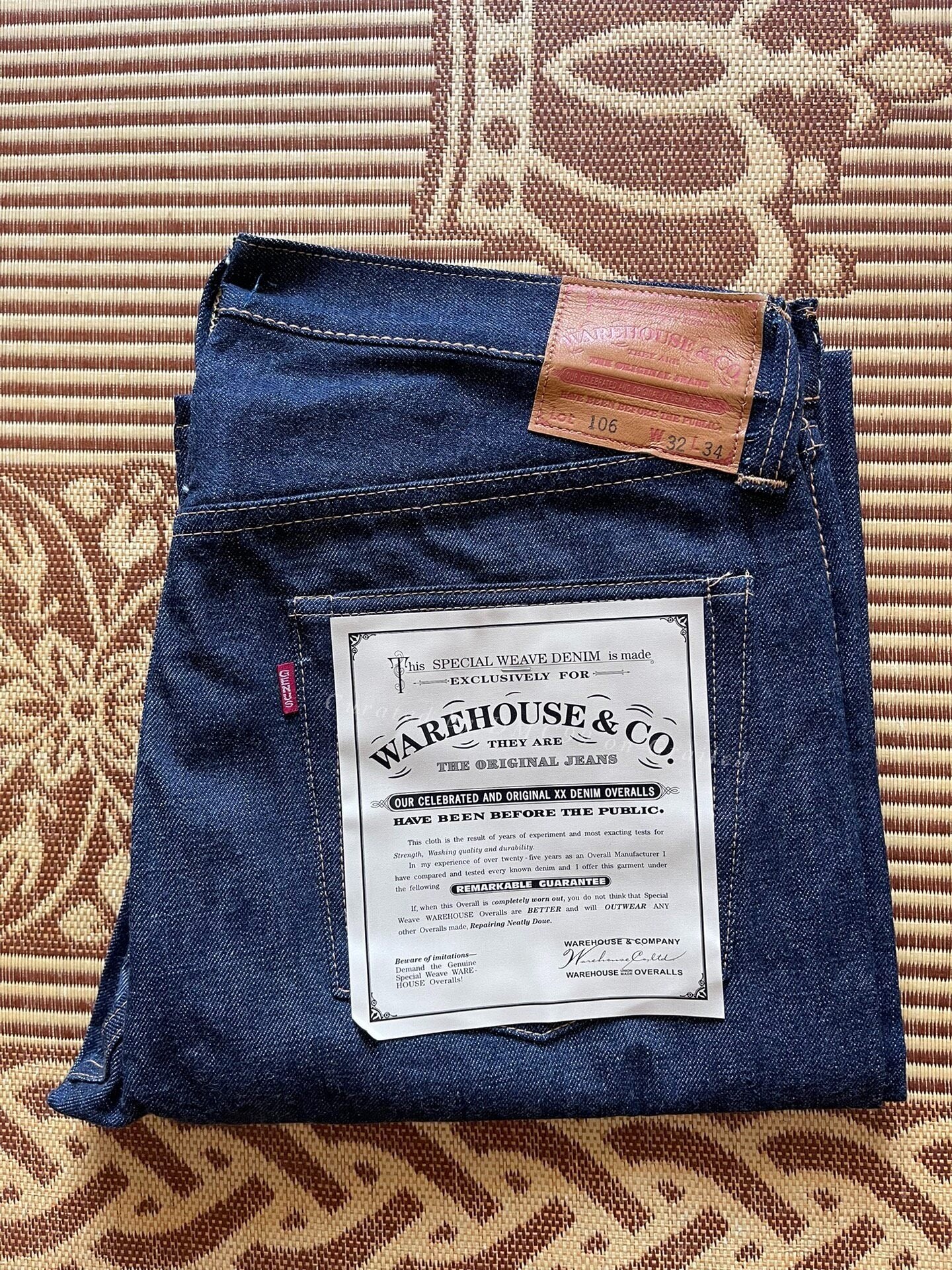 Warehouse 106 1966 Acid Wash Jeans W32