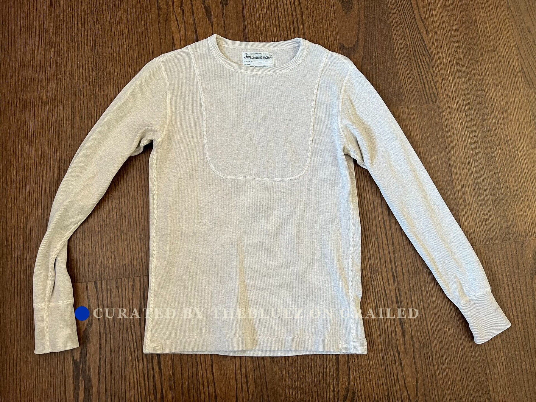 Real Moccoy N1 Navy Cotton Blend Sweater