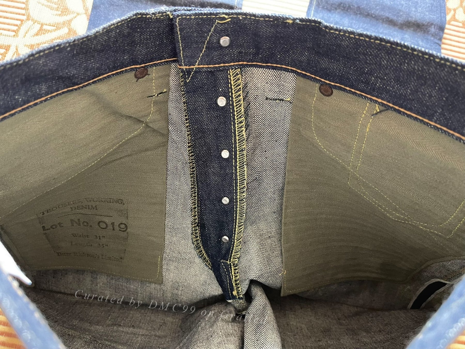 Buzz Rickson M43019 Denim Jeans