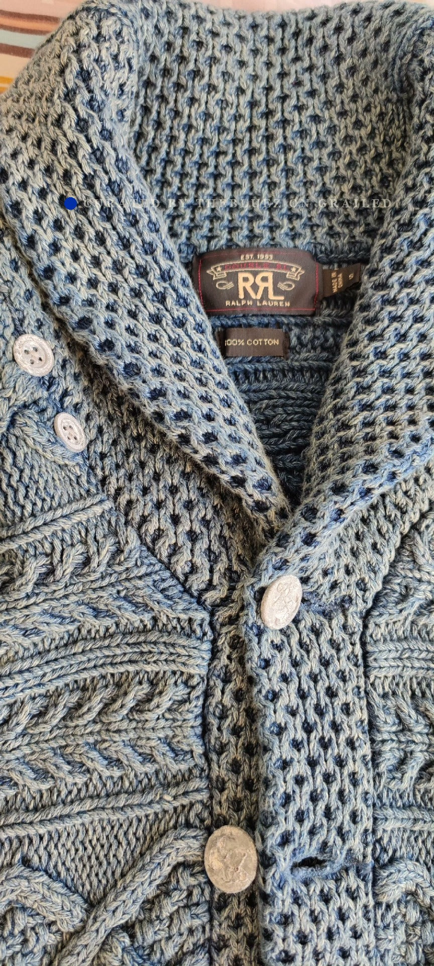 RRL Ralph Lauren Double RL Men's Knit Cardigan