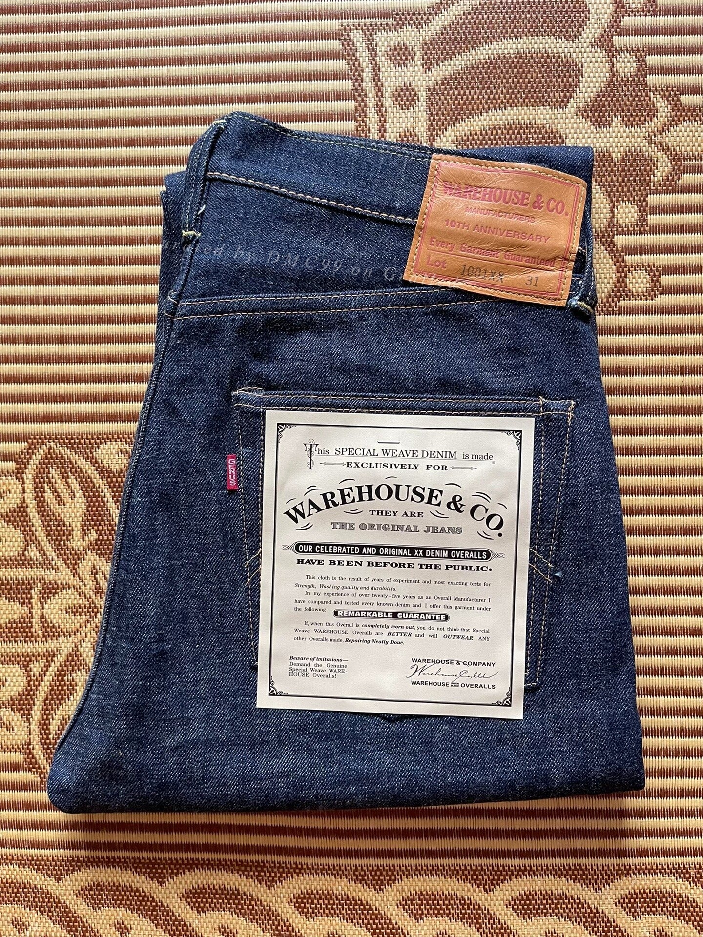 Warehouse 10th Anniversary 1001xx W31