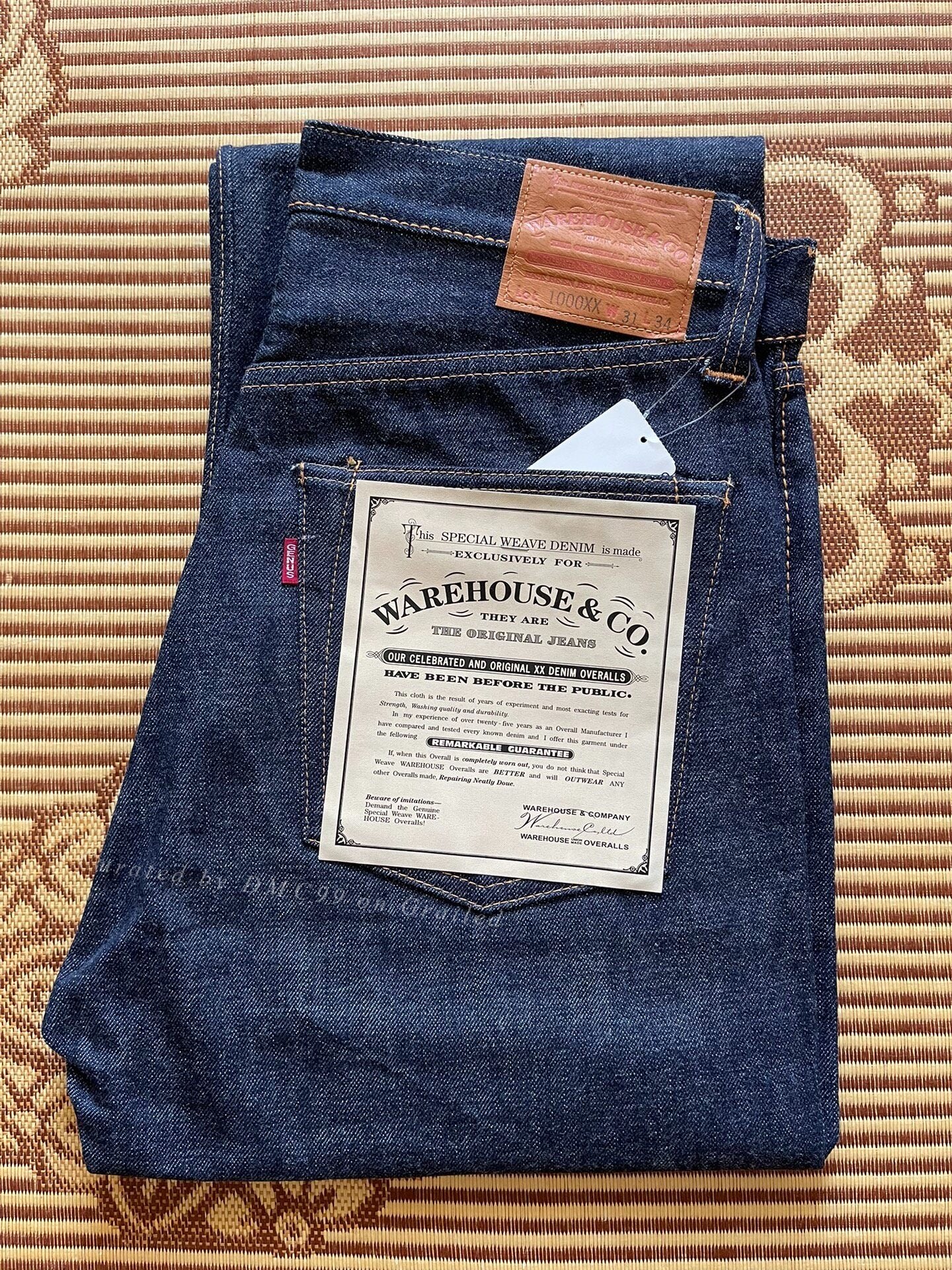 Warehouse 1000xx Acid Wash Denim Pants
