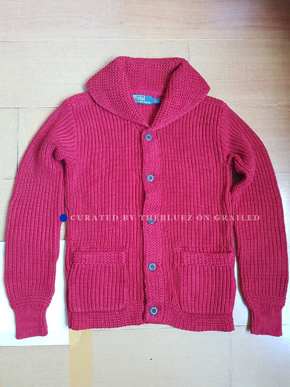 RLL RL Thick Cardigan Sweater S