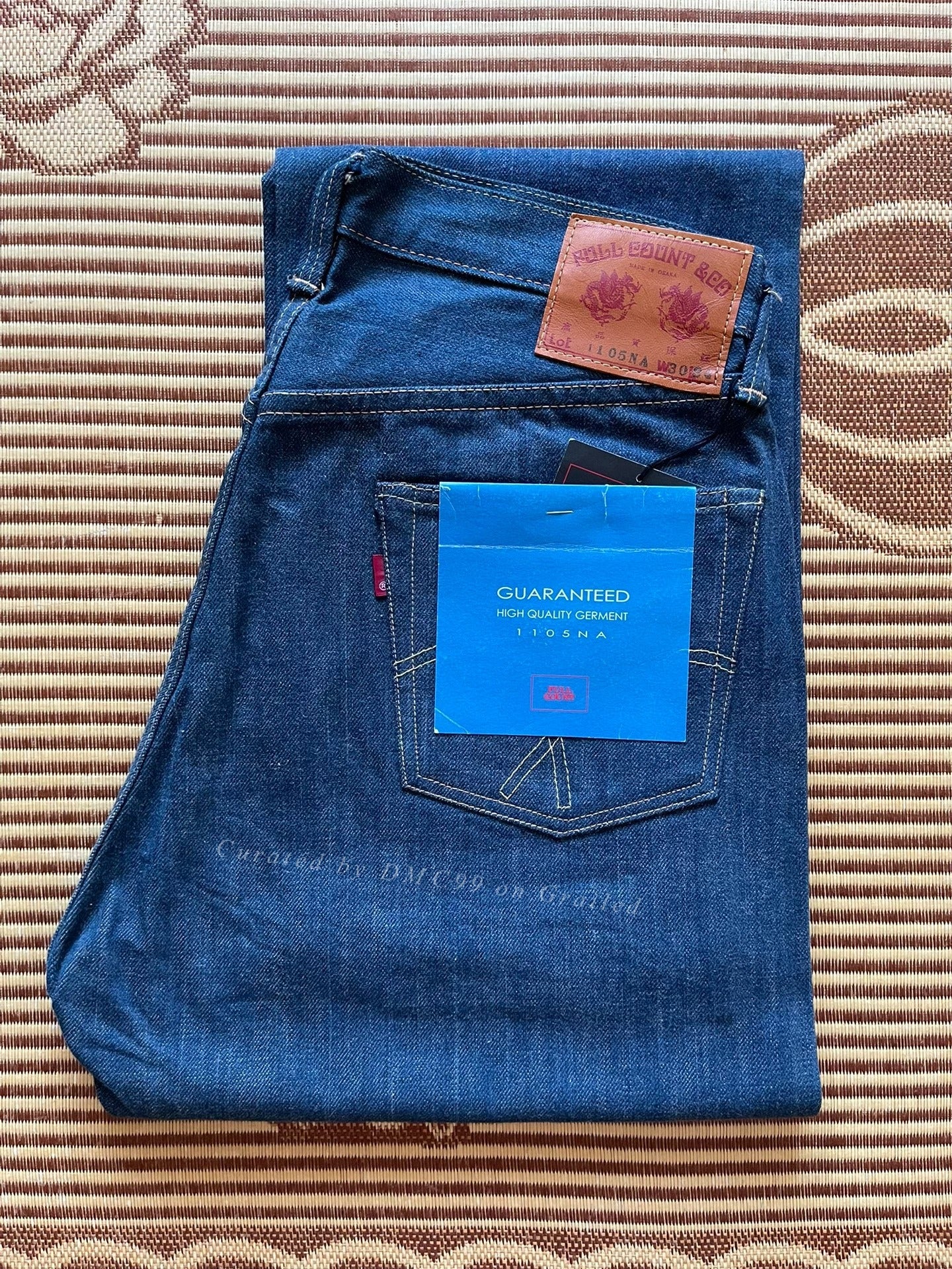 Fullcount 1105NA Natural Indigo Jeans