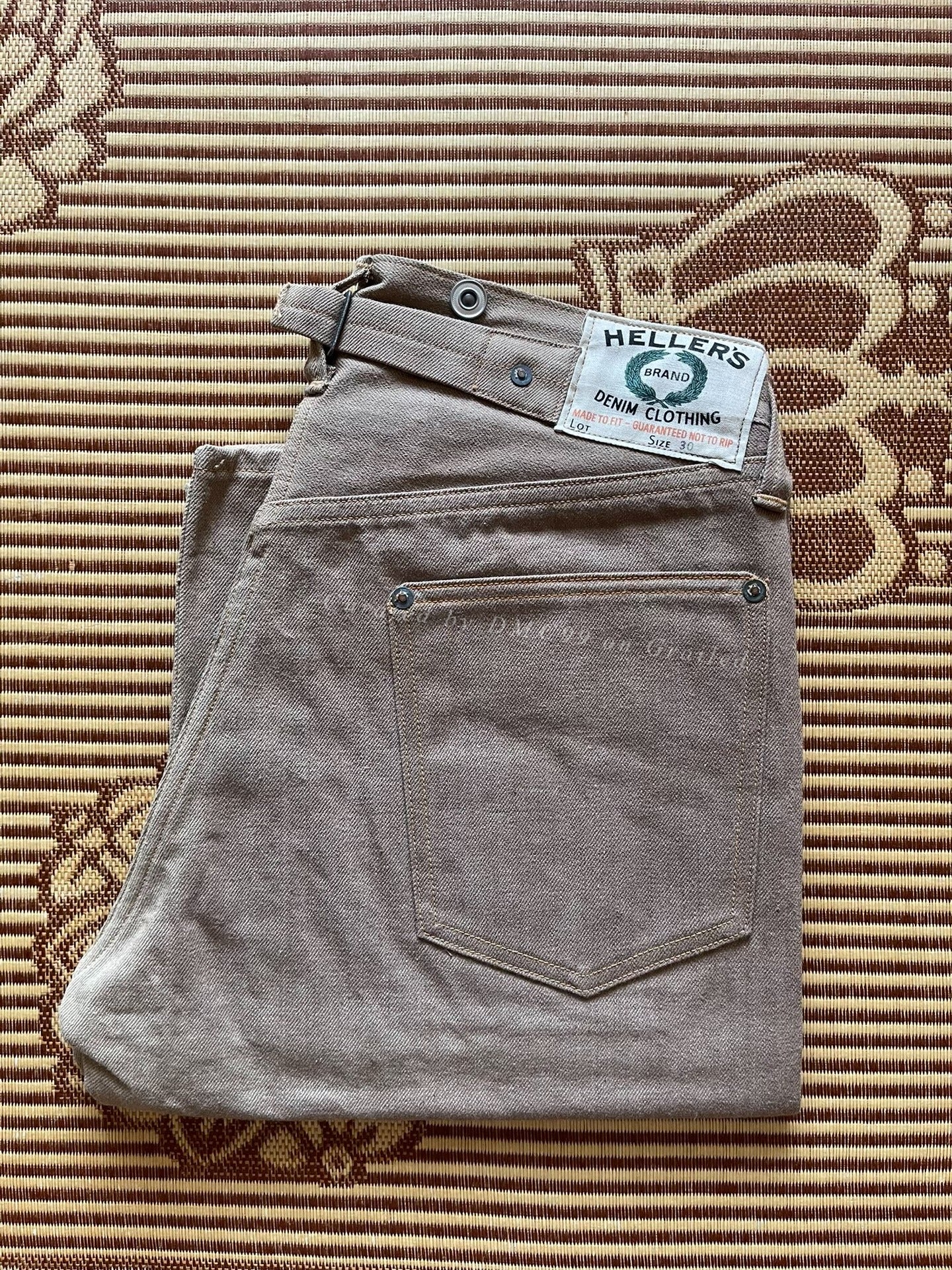 Warehouse Heller's Cafe 1922 Khaki Jeans W30