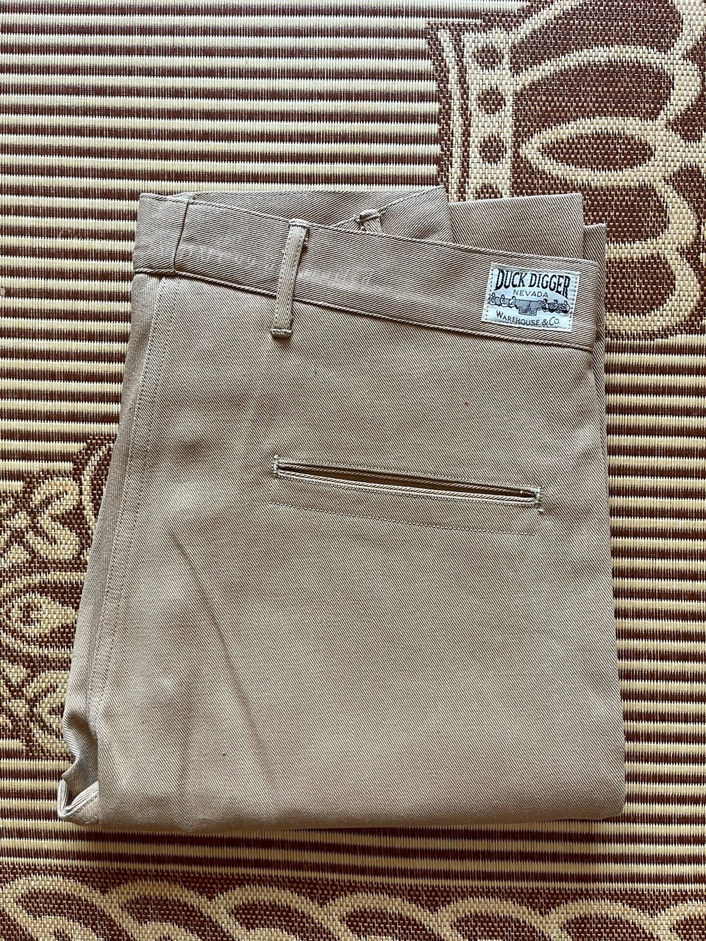 Warehouse Duck Digger Khaki Casual Pants