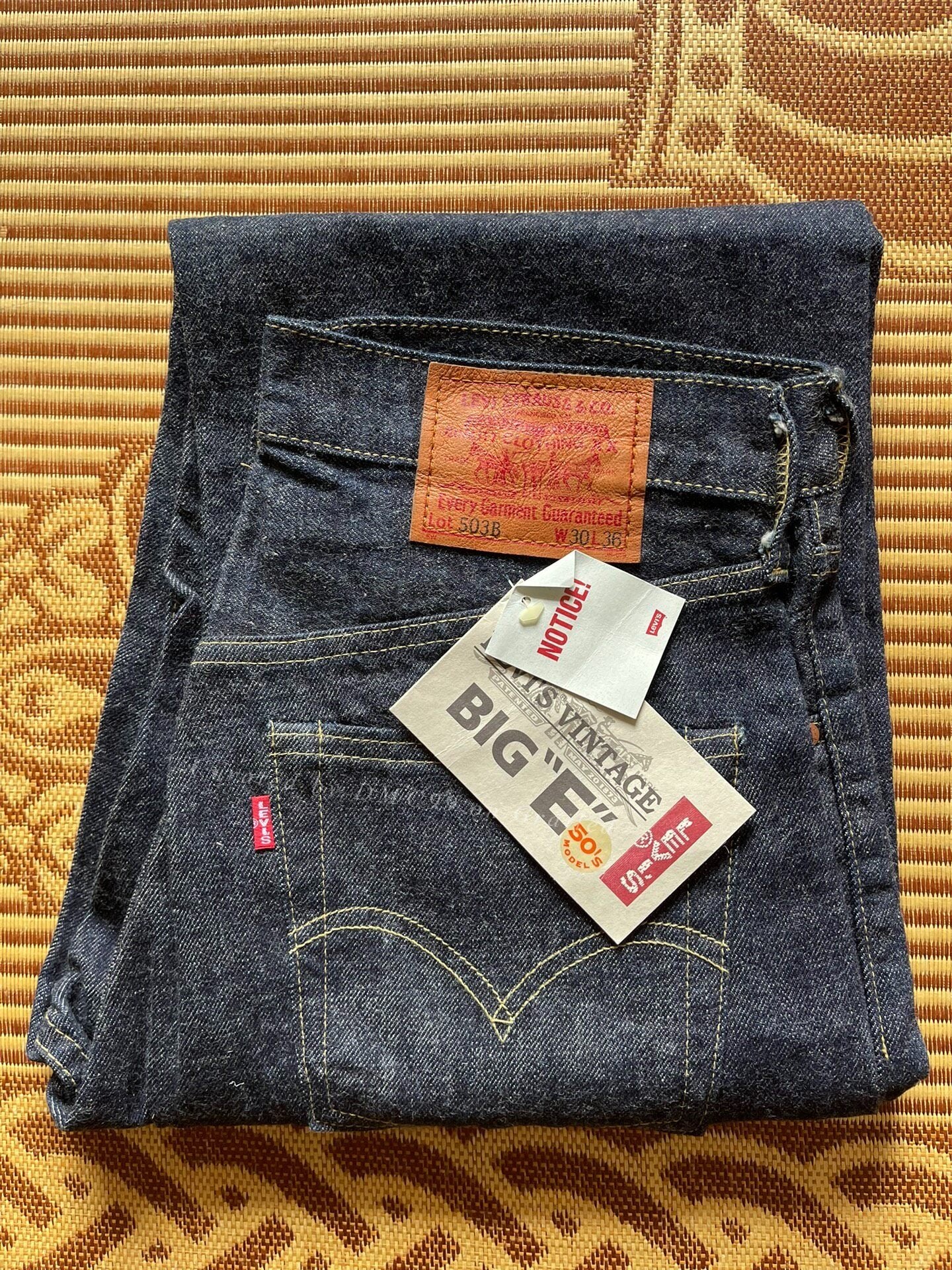 Levi's LVC 503B 50s Denim Jeans