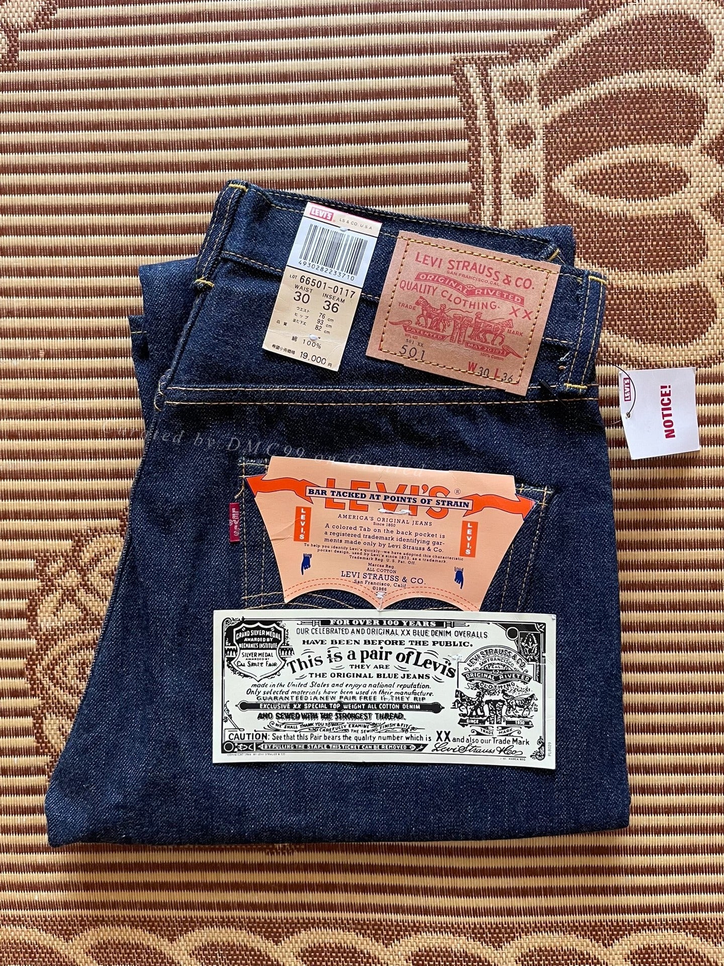 Levi's LVC 501 1966 60s