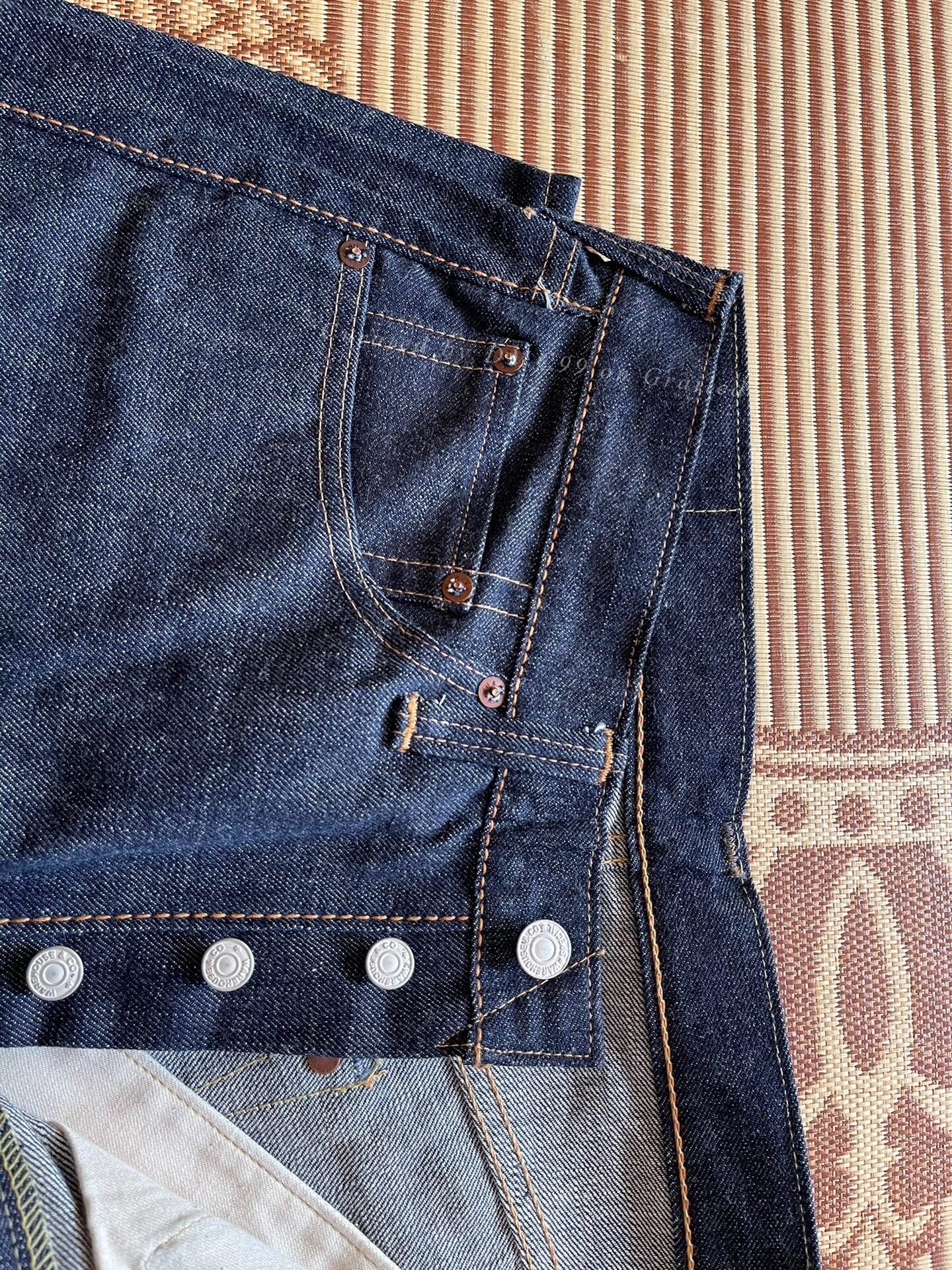 Warehouse 1000xx Raw Denim Jeans
