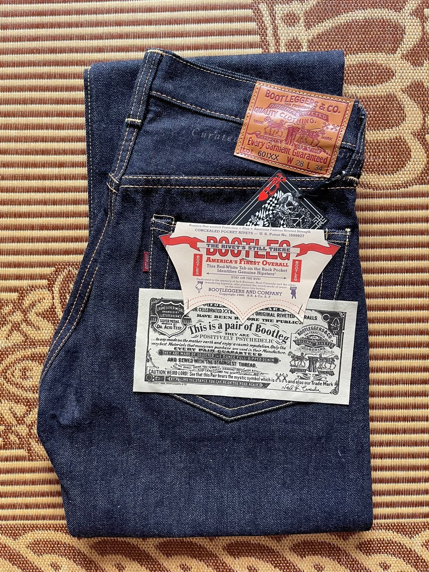 Bootleggers Skull Horse 601xx Jeans