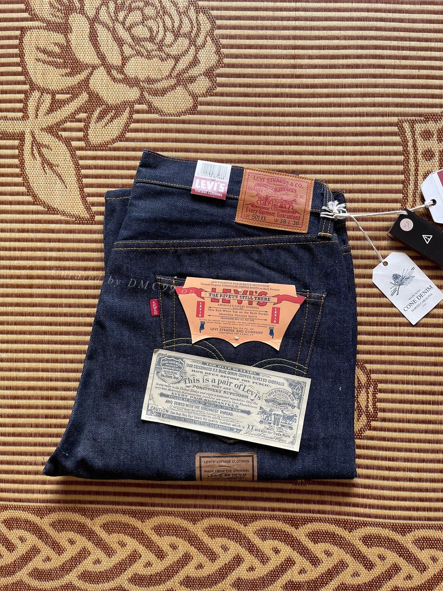 Levi's LVC 1947 501XX Jeans W38