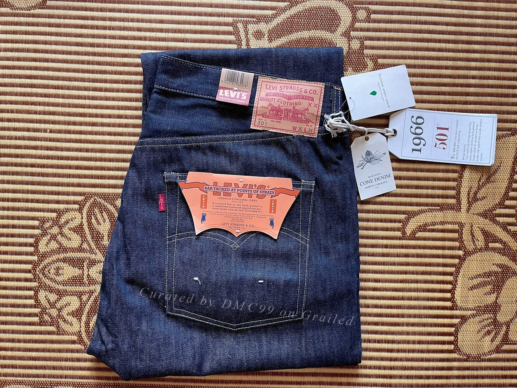 Levi's LVC 501XX 1966 66501-0008 USA