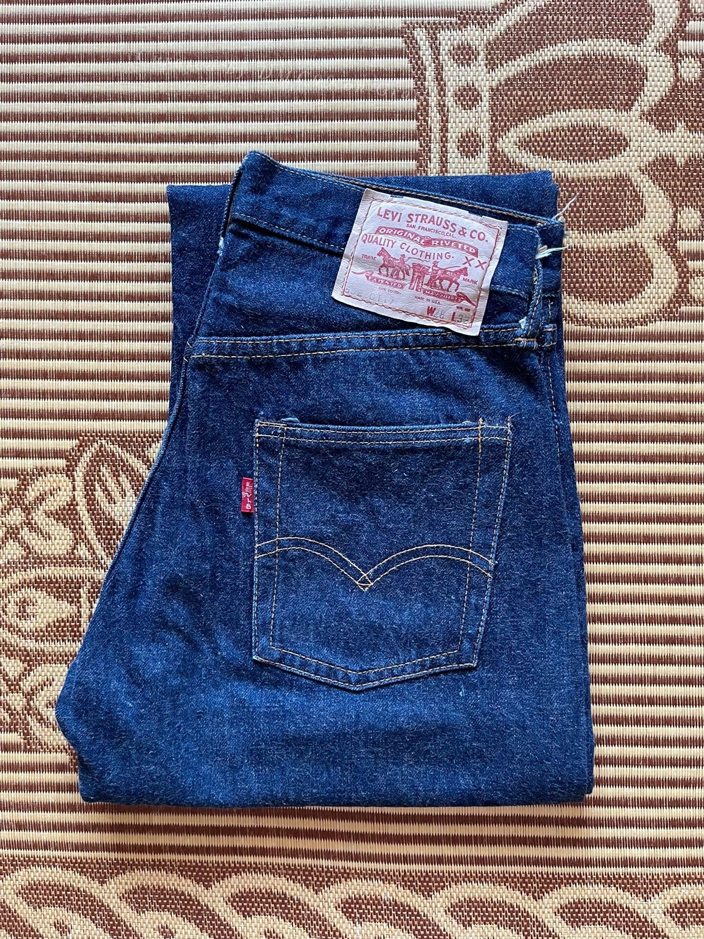 Vintage Levis 502-0117 W28 Jeans
