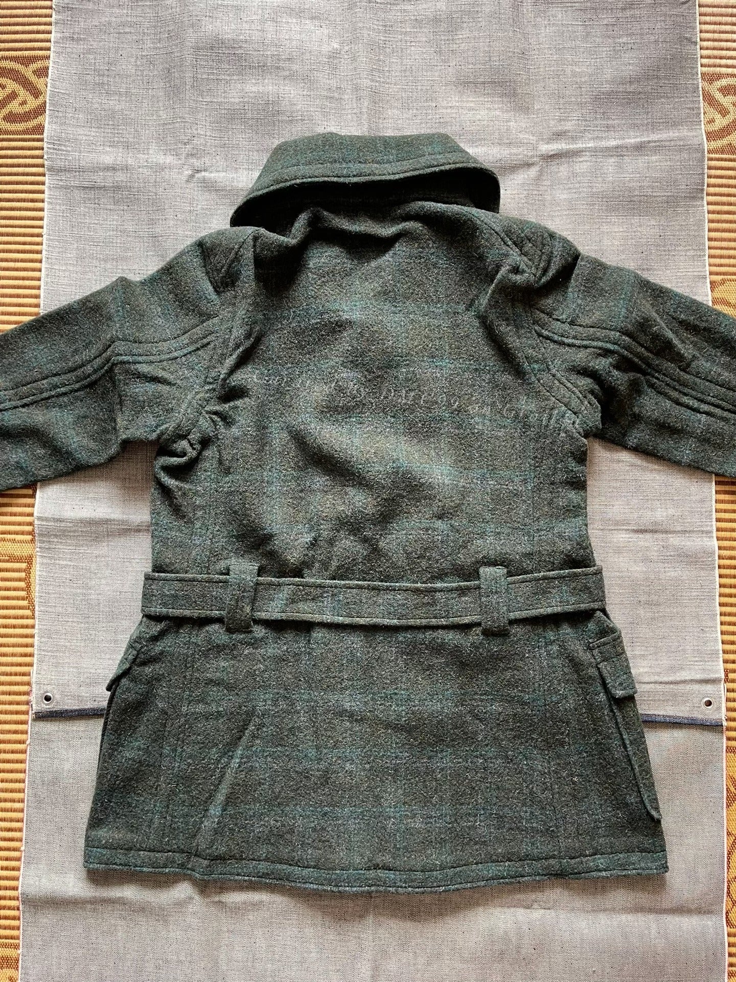 Levi's LVC Shawl Collar Wool Plaid Coat
