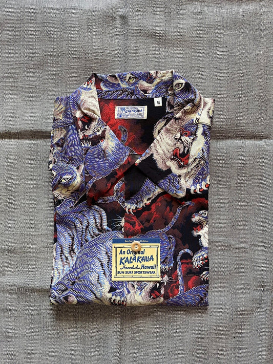 Sun Surf Hundred Tigers Hawaiian Shirt