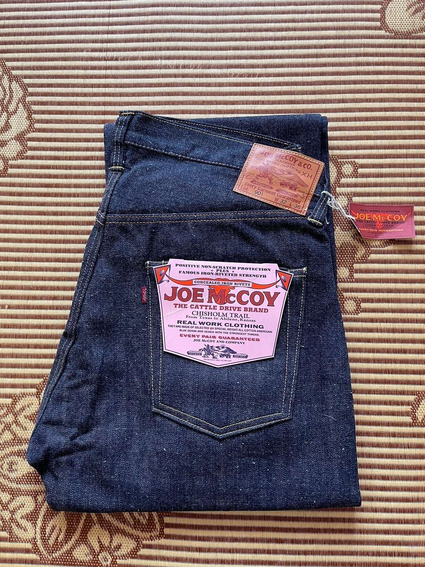 JOE McCOY 901 Raw Jeans W32