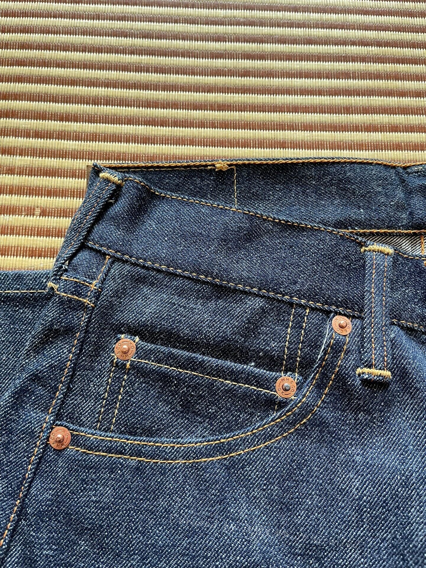 Warehouse 1100 1960s Raw Denim Jeans
