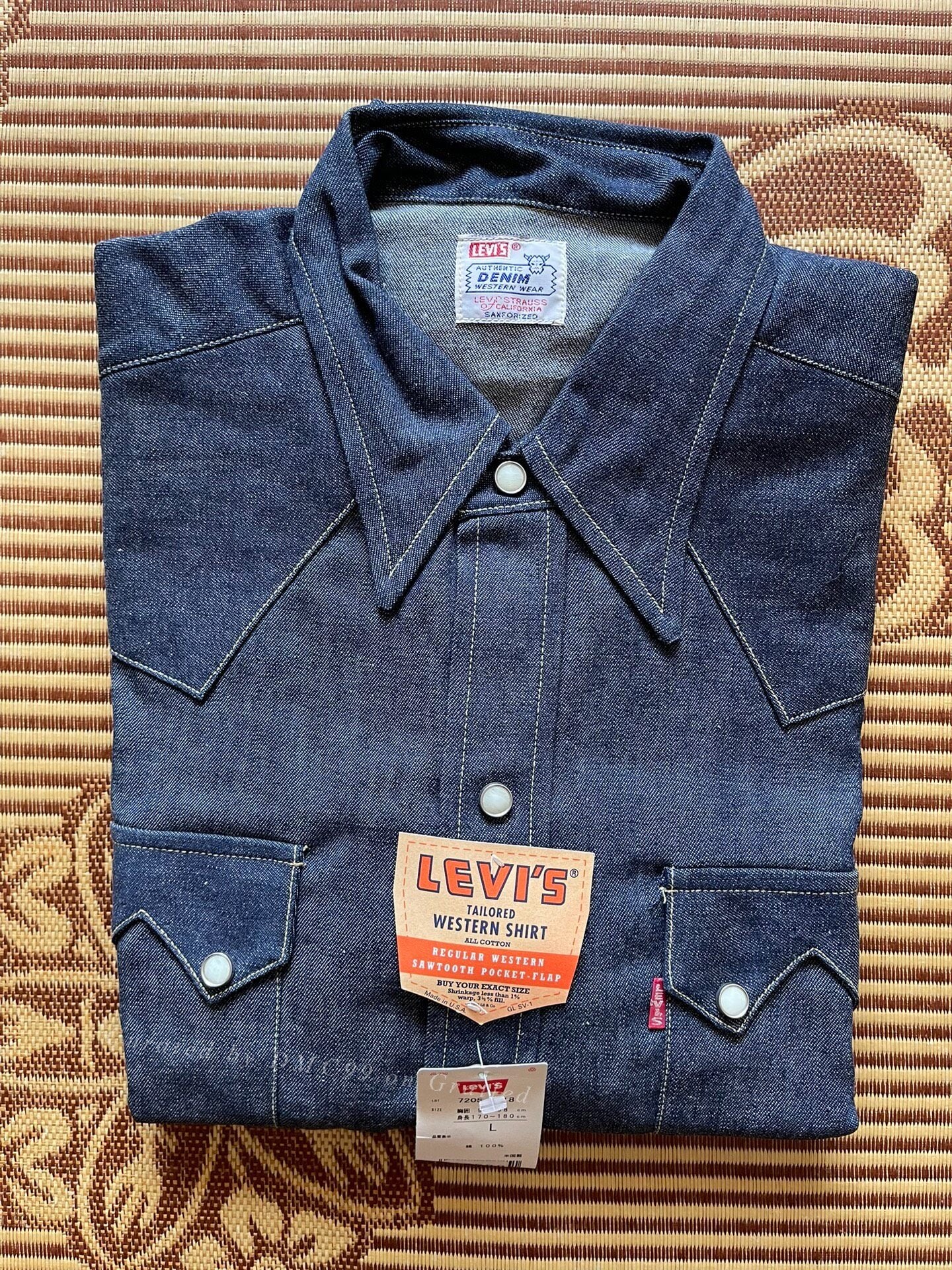 Levi's LVC 555 Raw Denim Shirt