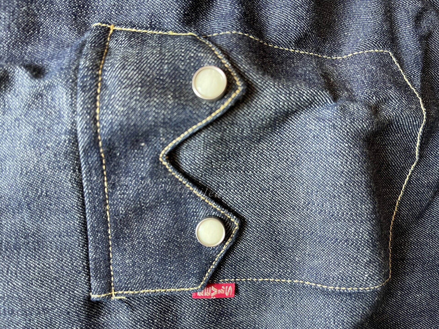 Levi's LVC 555 Raw Denim Shirt