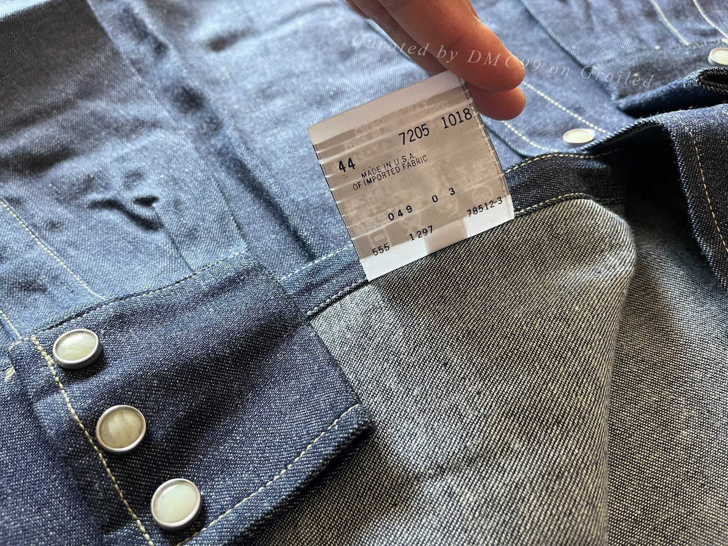 Levi's LVC 555 Raw Denim Shirt
