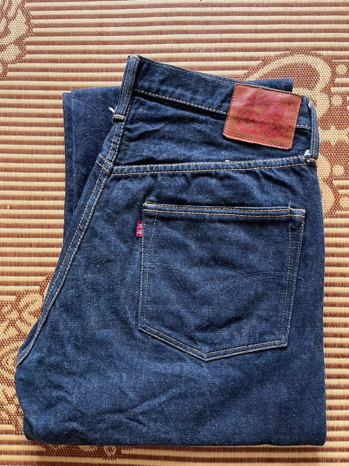 Levis Skull Limited Original Blue Jeans