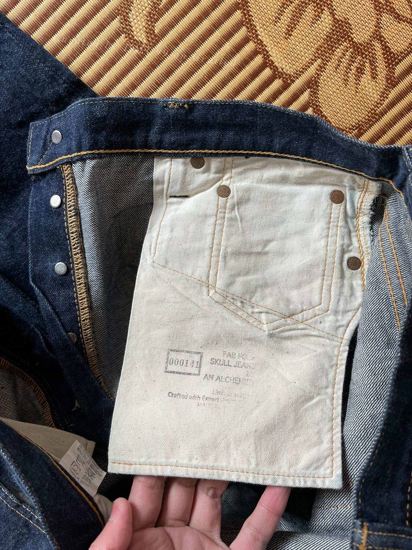 Levis Skull Limited Original Blue Jeans
