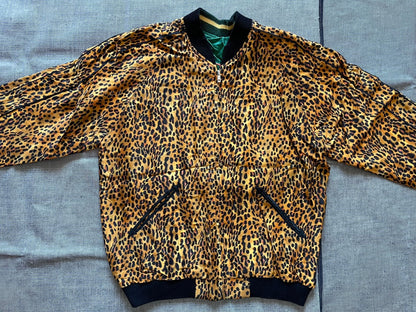 Toyo Beams Leopard Souvenir Embroidery Jacket
