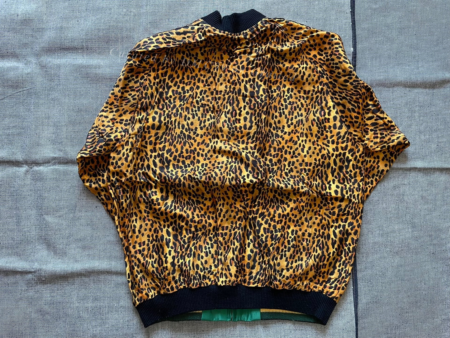 Toyo Beams Leopard Souvenir Embroidery Jacket