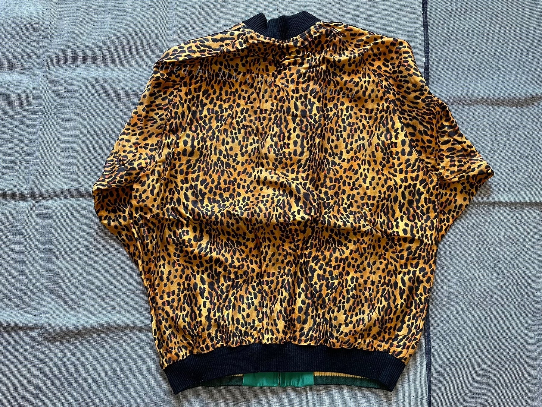 Toyo Beams Leopard Souvenir Embroidery Jacket
