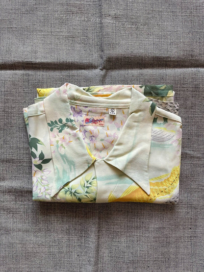 Sun Surf Koi Wisteria Hawaiian Shirt