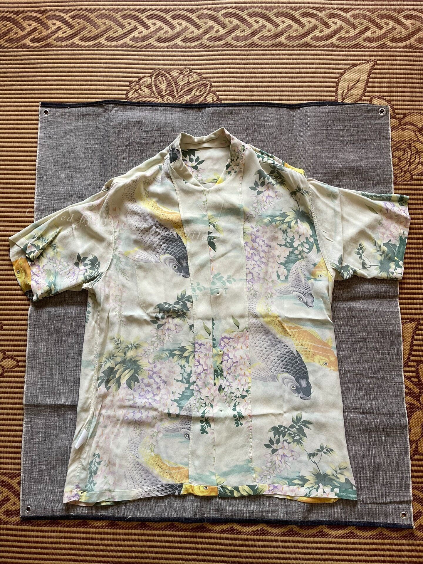 Sun Surf Koi Wisteria Hawaiian Shirt