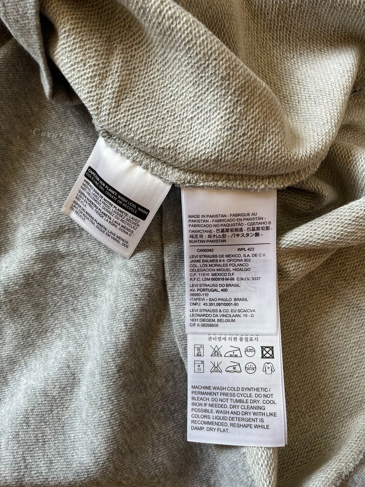 Levis LVC Cotton-Linen Short-Sleeve Tee