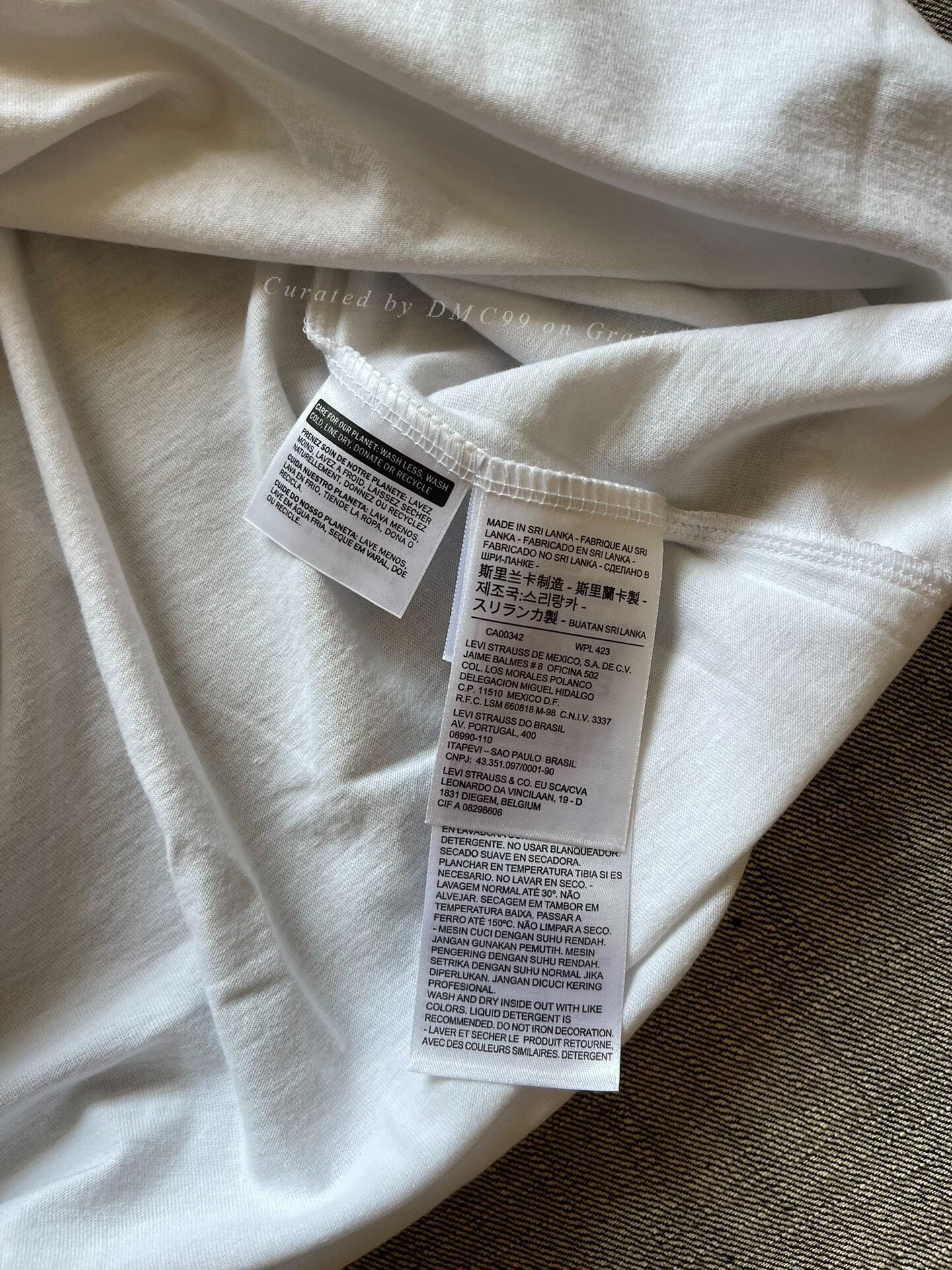 Levi's LVC White Short Sleeve T-Shirt