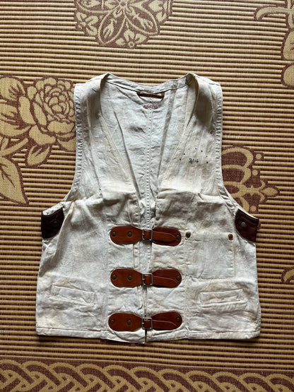 Kapital Vintage Light Wash Vest