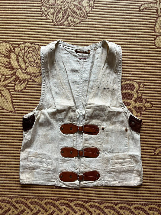 Kapital Vintage Light Wash Vest