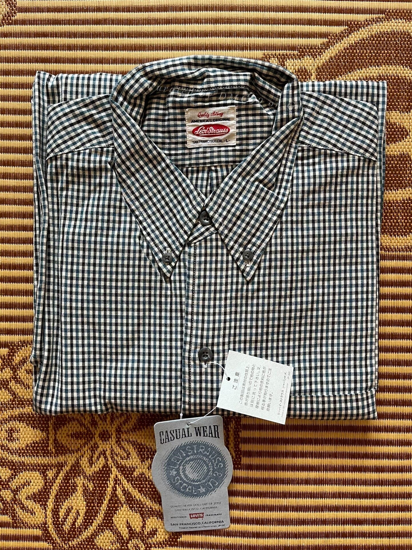 Levis LVC Cotton Check Shirt L