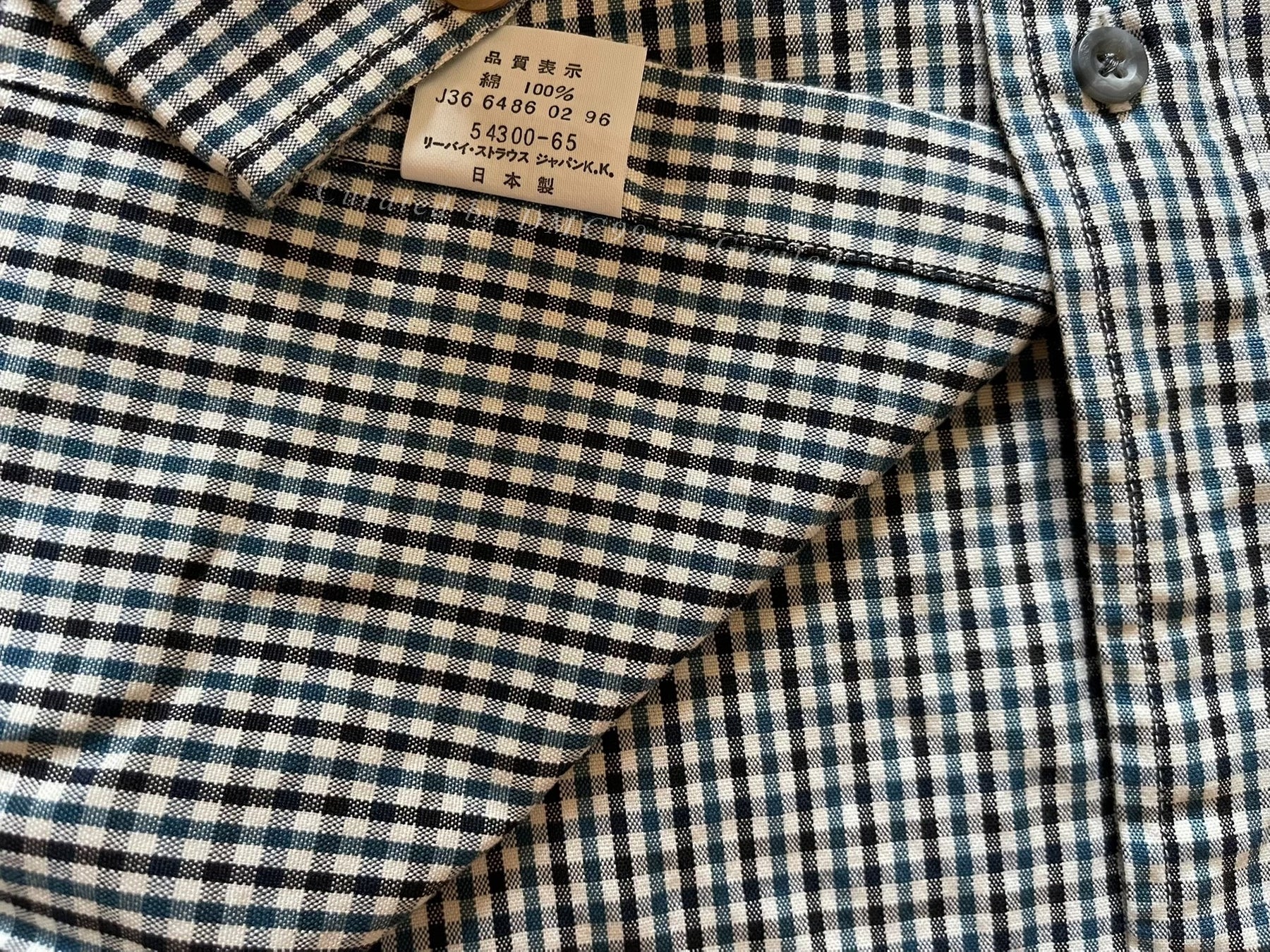 Levis LVC Cotton Check Shirt L