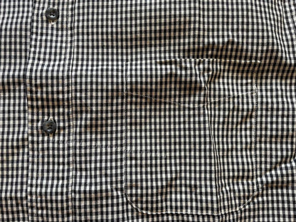Levi's LVC Black White Check Cotton Shirt L