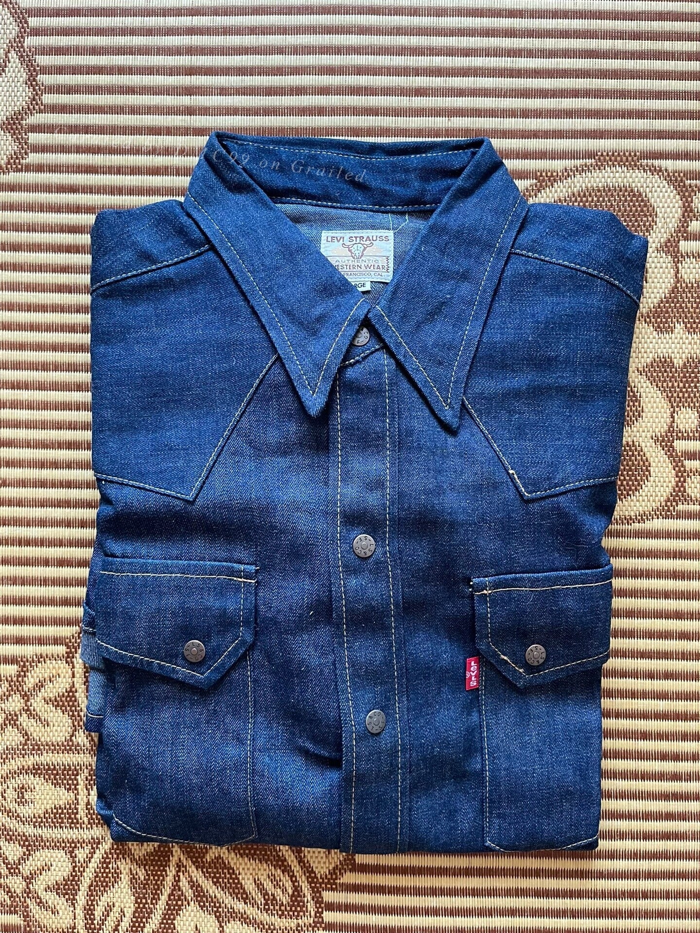 Levi's LVC Western Denim Shirt L