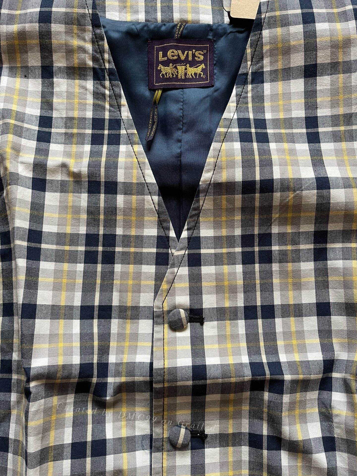 Levi's LVC Plaid Vest